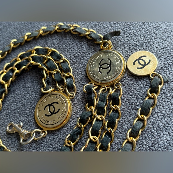 💝 VINTAGE CHANEL 31 RUE  CAMBON CHAIN BELT 💝 trades welcome ⭐️ - Picture 1 of 12